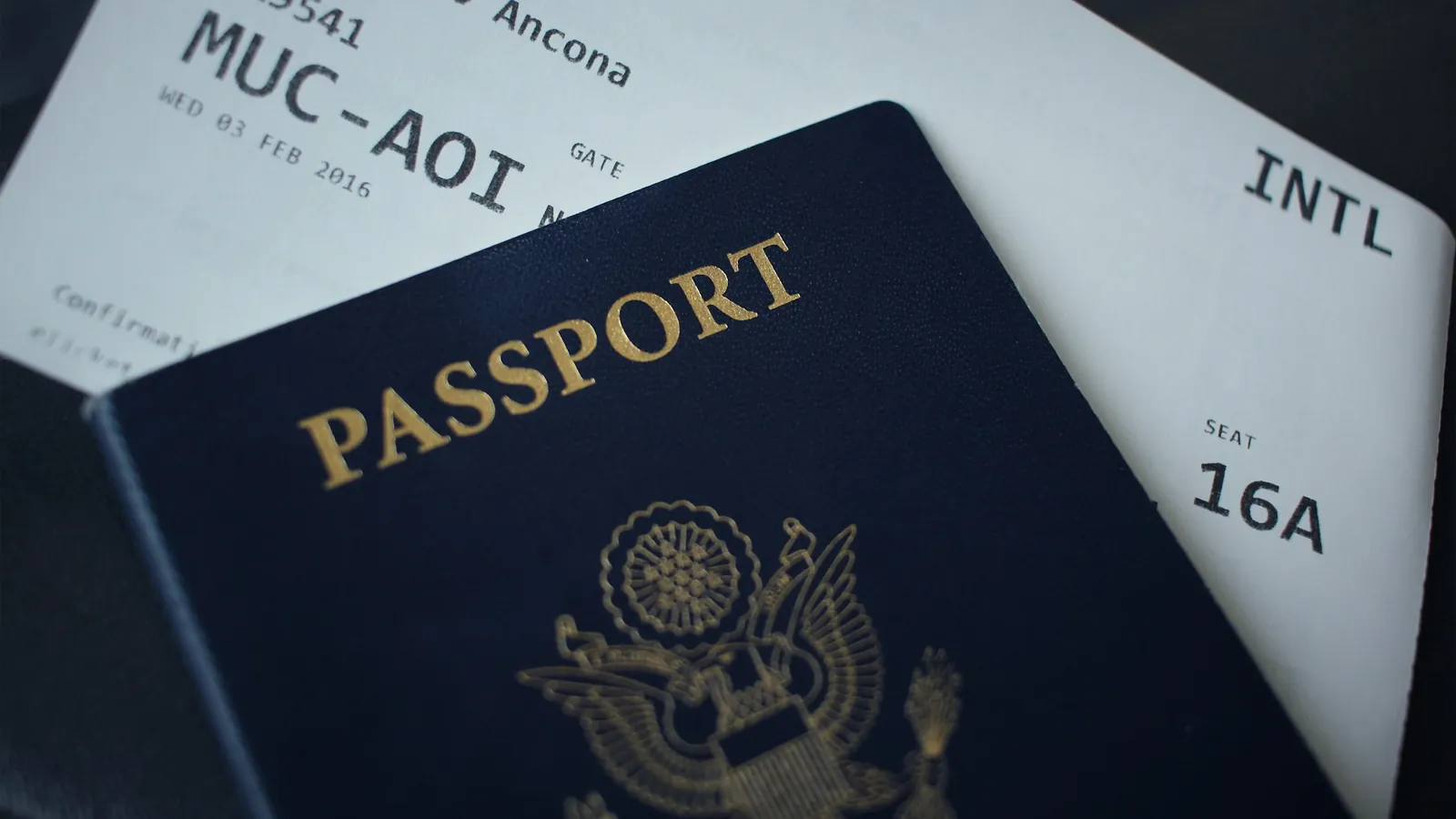 Passports ready for an application, the document a Golden Visa is endorsed into